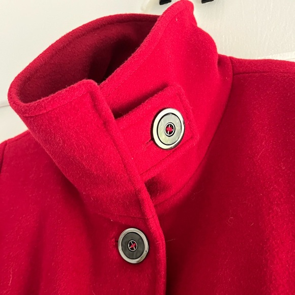 Vintage Kristen Blake Women's Red Wool Coat Size Small EUC! - Picture 6 of 9